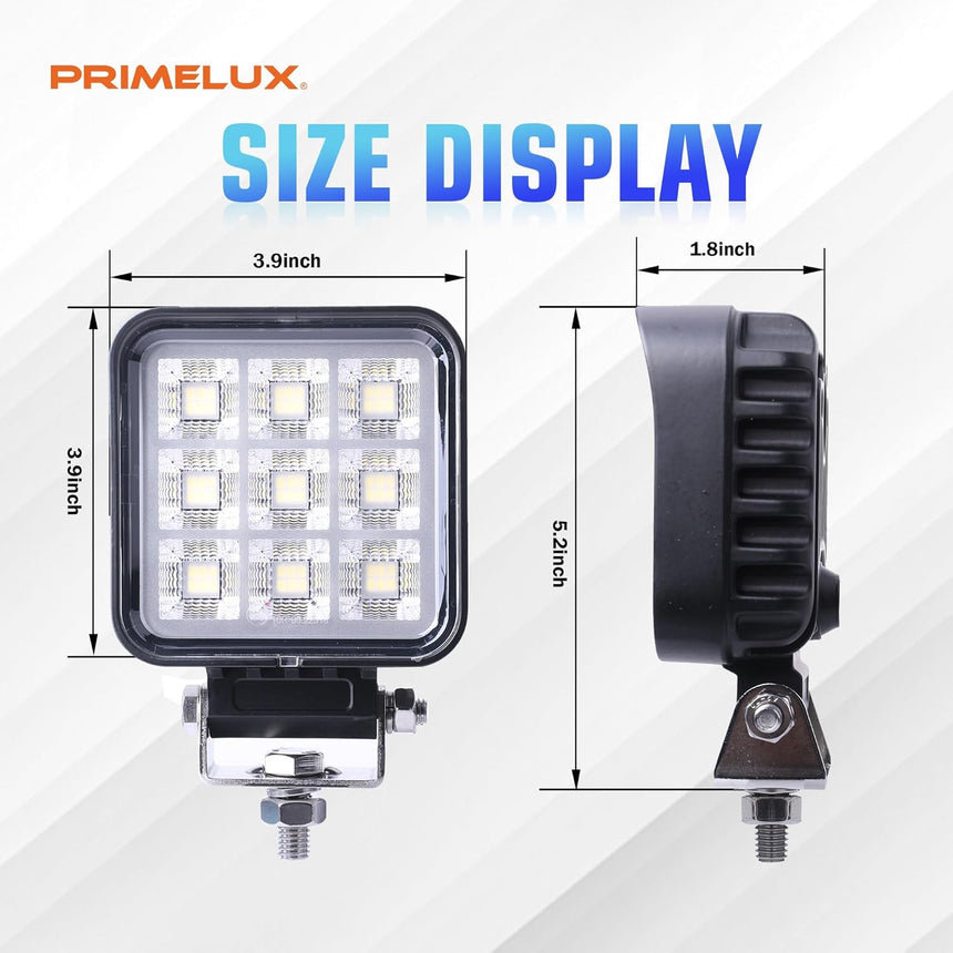 LED Work Light - 3.9 Inch - 4000 Lumen - for trucks, tractors, RVs (View 2)
