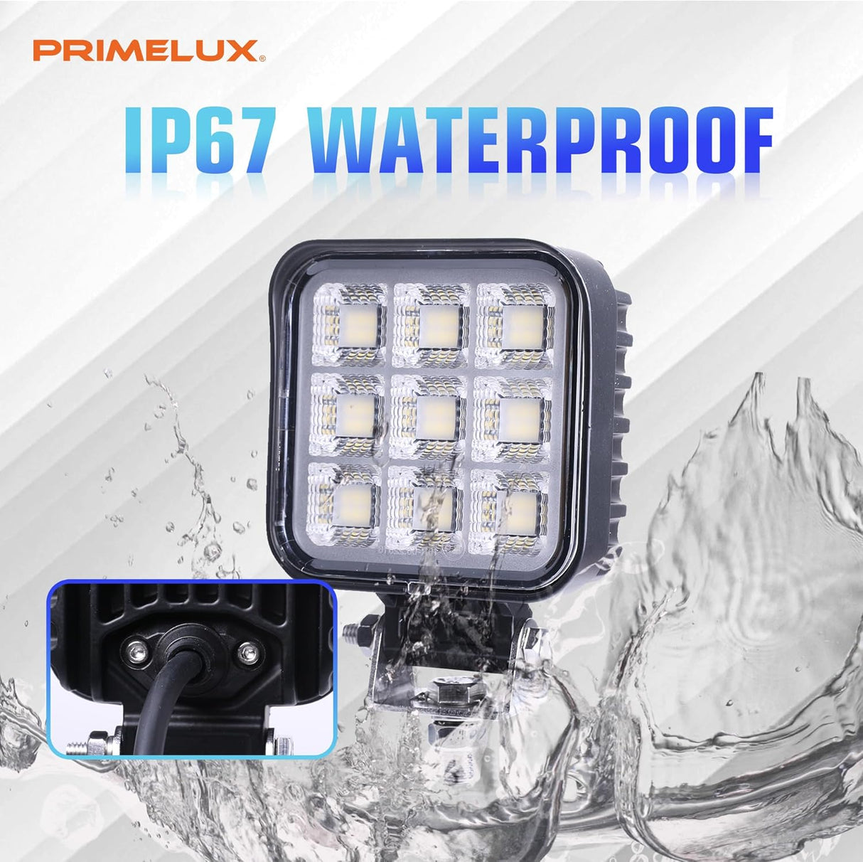 LED Work Light - 3.3 Inch - 3400 Lumen - for trucks, tractors, RVs (View 6)