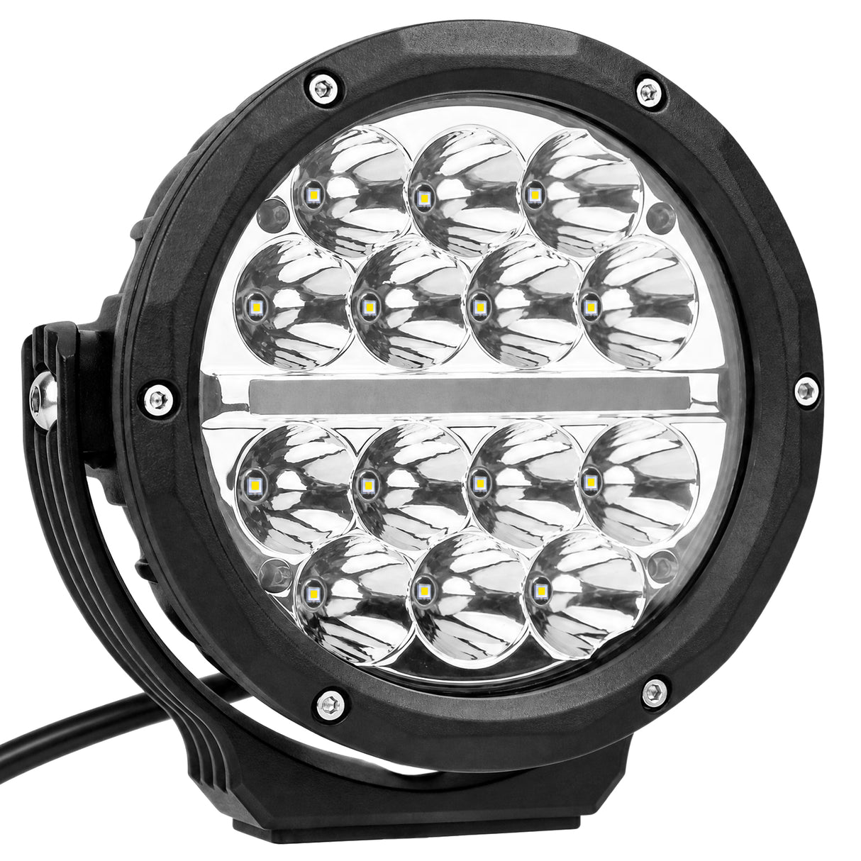 Primelux PX2560 6" Off-Road LED Spot Driving Light with DRL (Pair)