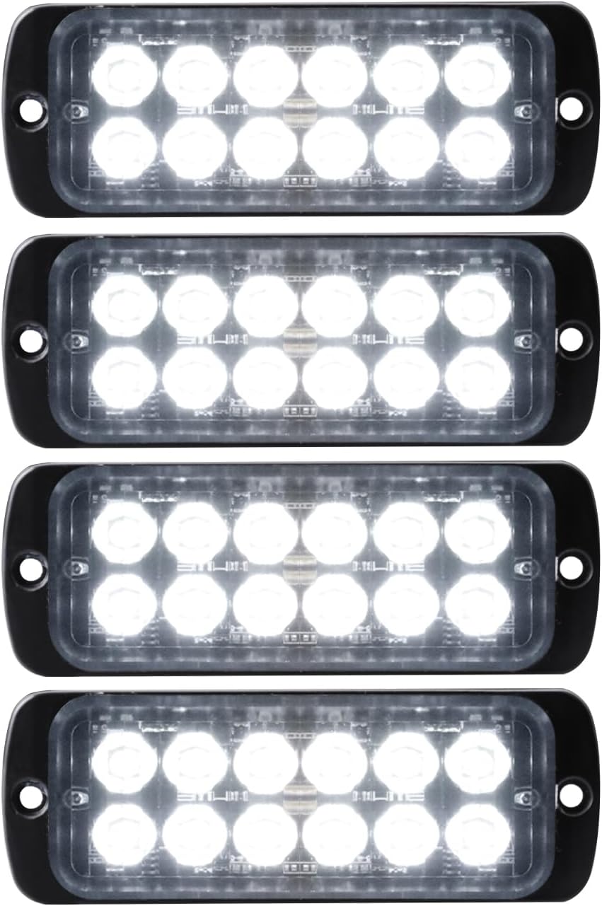 4.44 Inch Syncable Emergency Light Heads - Model PW0312N - 4 Pack