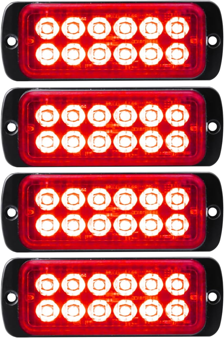 4.44 Inch Syncable Emergency Light Heads - Model PW0312N - 4 Pack