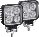 2.8-inch Square LED Work Light Pair, 2200 lumen Each