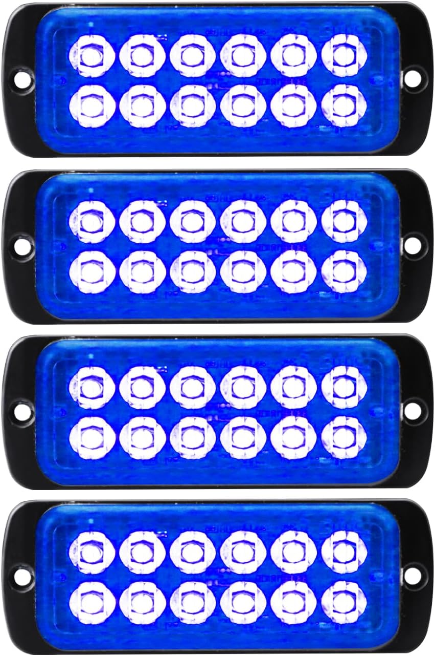 4.44 Inch Syncable Emergency Light Heads - Model PW0312N - 4 Pack