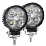 3-inch Round LED Work Light Pair, 2200 lumen Each