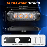 PrimeLux PSW0608A Strobe Lights - SAE Class 1 - Amber