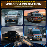 PrimeLux PSW0708A Ultra-Slim Strobe Lights - SAE Class 1 - Amber