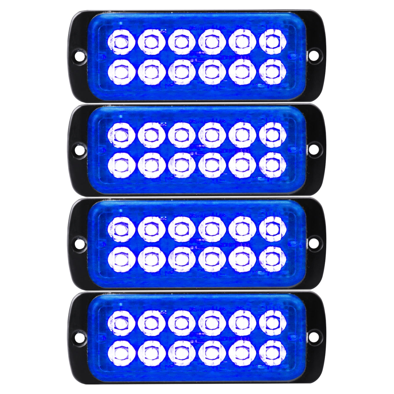 4.44 Inch Syncable Emergency Light Heads - Model PW0312N - 4 Pack