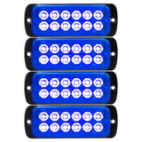 4.44 Inch Syncable Emergency Light Heads - Model PW0312N - 4 Pack