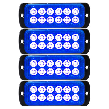 4.44 Inch Syncable Emergency Light Heads - Model PW0312N - 4 Pack
