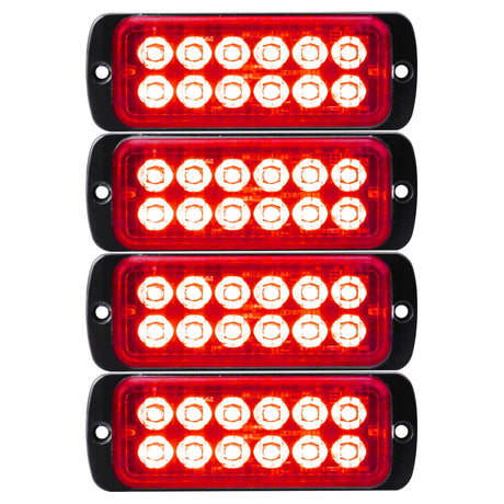 4.44 Inch Syncable Emergency Light Heads - Model PW0312N - 4 Pack