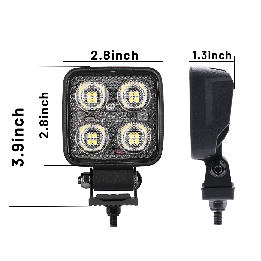 PrimeLux PX2116 2.8" Square LED Work Light