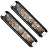 PrimeLux PSW0712A Ultra-Slim Strobe Lights - SAE Class 1 - Amber