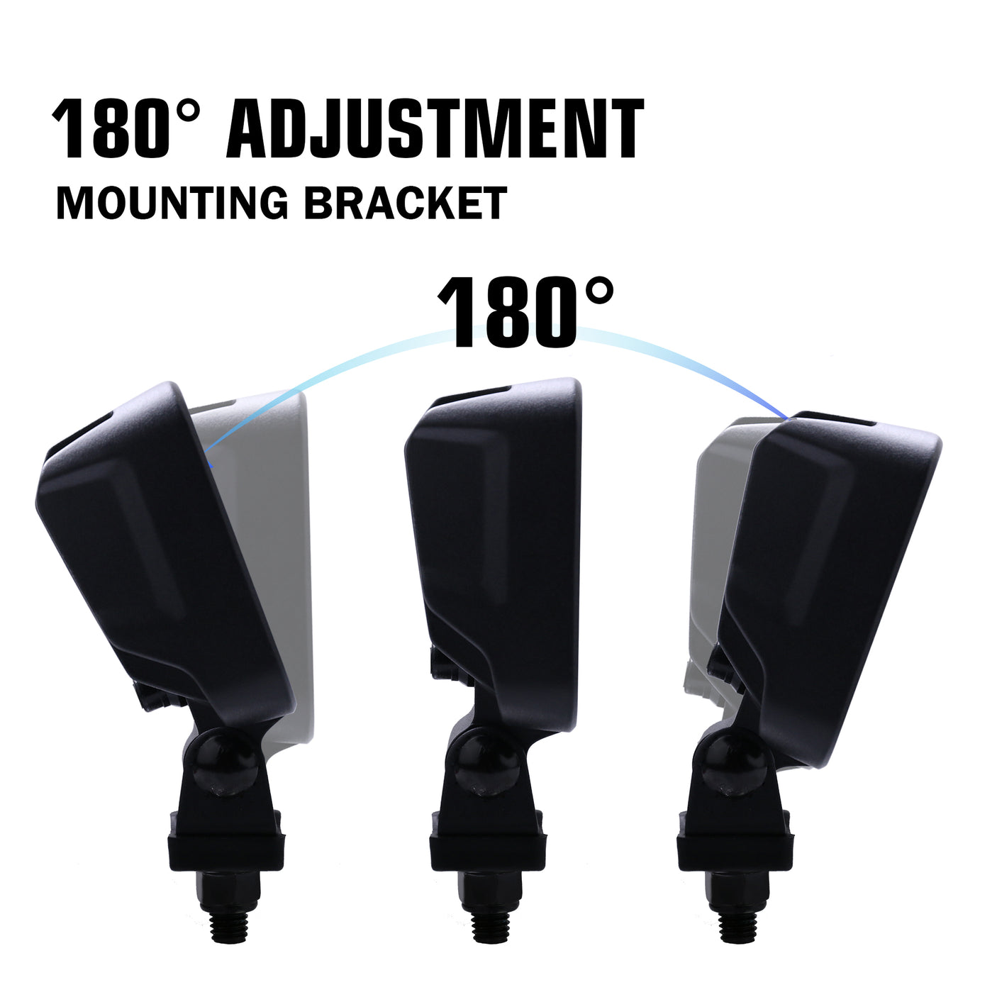 3.3-inch Square LED Work Light Pair, 4700 Lumen Each