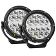Primelux PX2560 6-inch LED spot driving light kit with dual-color DRL, two-light set