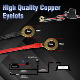 12ft 16 AWG Relay Wiring Harness with On/Off Switch (2-lead) - Model PWH-011602